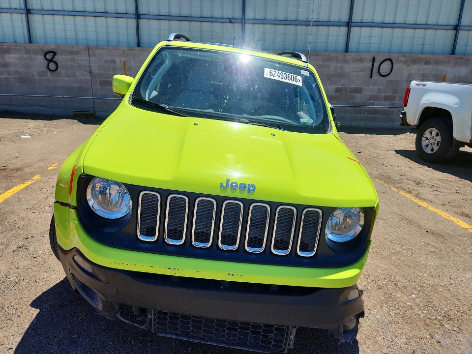 Продажа на аукционе авто 2018 Jeep Renegade, vin: ZACCJBBB7JPH41018, номер лота: 62493606