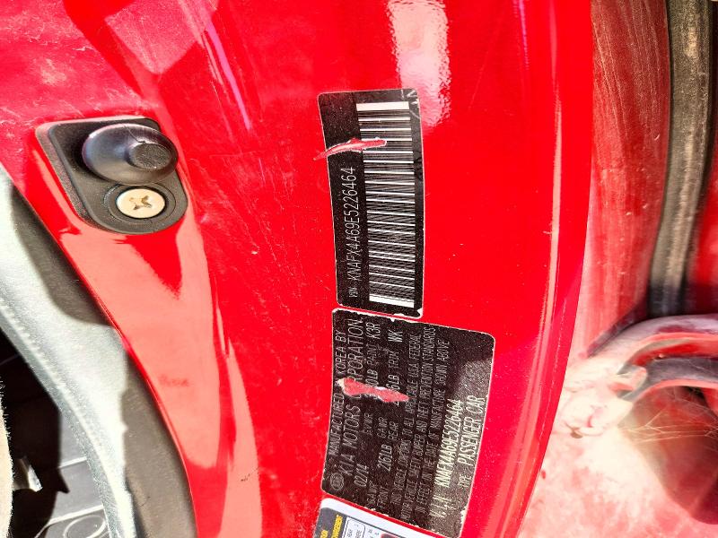 61987906 :رقم المزاد ، KNAFX4A69E5226464 vin ، 2014 Kia Forte مزاد بيع
