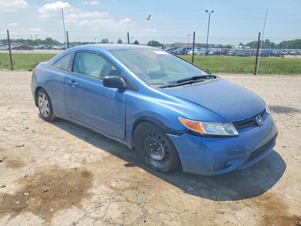 2006 Honda Civic მანქანა იყიდება აუქციონზე, vin: 2HGFG12696H582523, აუქციონის ნომერი: 61162726