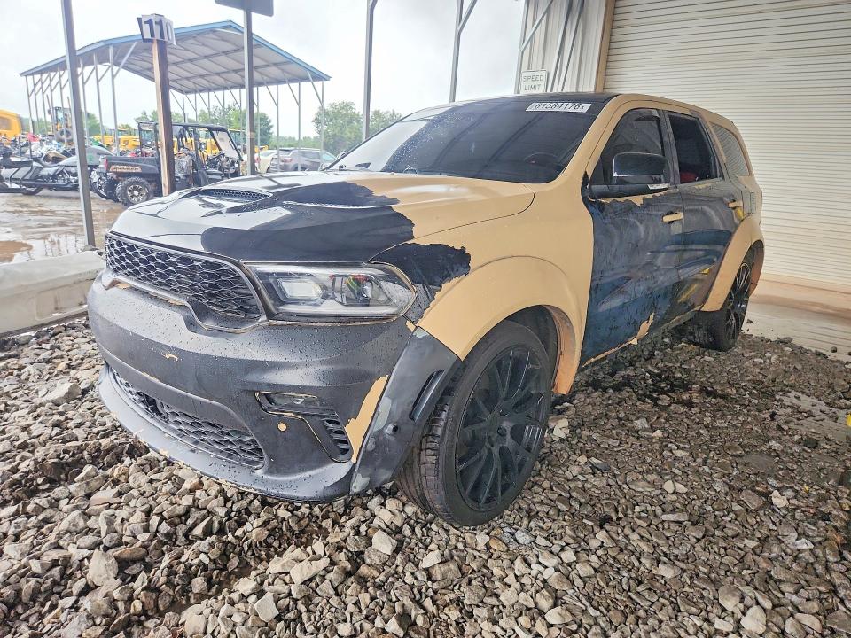 61584176 :رقم المزاد ، 1C4SDJCT8KC551125 vin ، 2019 Dodge Durango مزاد بيع