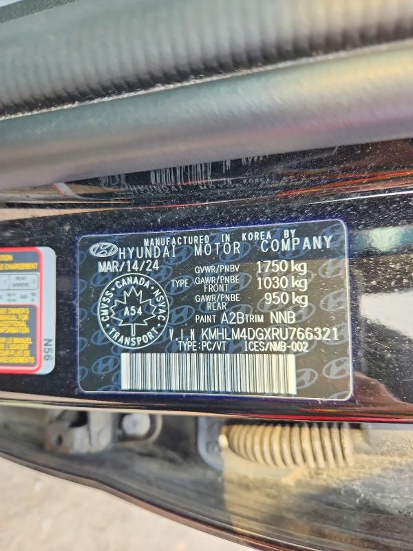 Продажа на аукционе авто 2024 Hyundai Elantra, vin: KMHLM4DGXRU766321, номер лота: 60847026