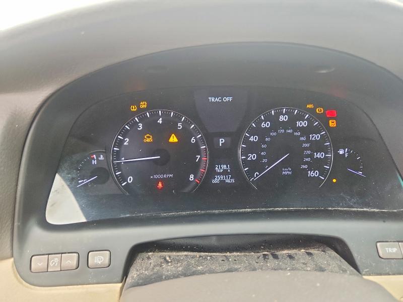 Продаж на аукціоні авто 2012 Lexus Ls, vin: JTHBL5EFXC5111641, номер лоту: 60403846