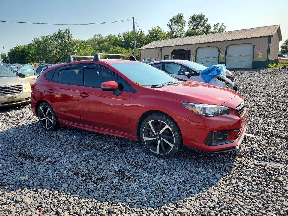 61793176 :رقم المزاد ، 4S3GTAJ62N1702854 vin ، 2022 Subaru Impreza مزاد بيع
