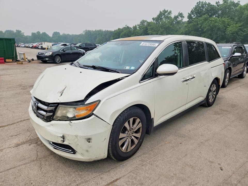 61472856 :رقم المزاد ، 5FNRL5H68EB002382 vin ، 2014 Honda Odyssey مزاد بيع