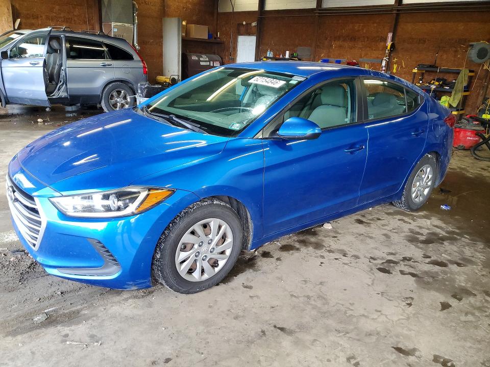 Auction sale of the 2017 Hyundai Elantra, vin: KMHD74LF8HU394495, lot number: 62154846