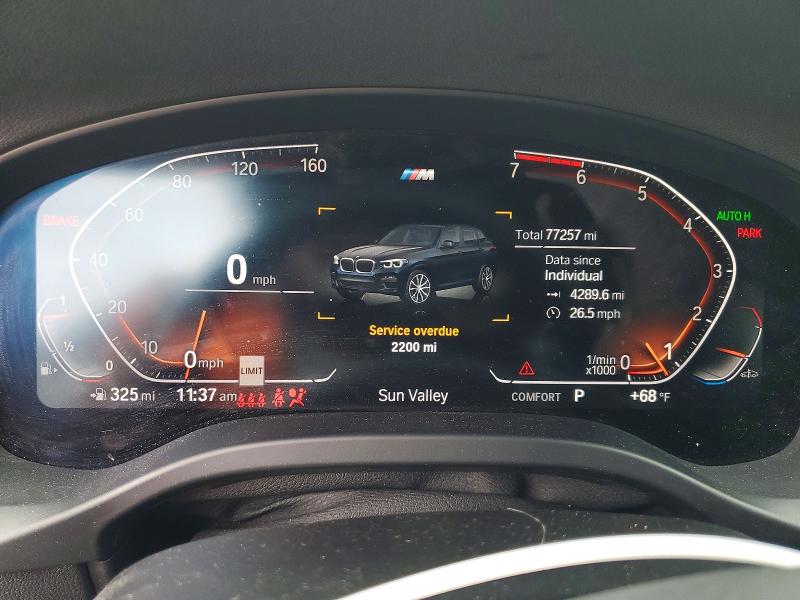 58812086 :رقم المزاد ، 5UXTY3C06M9G20129 vin ، 2021 Bmw X3 مزاد بيع