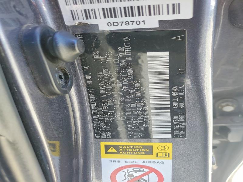 Aukcja sprzedaży 2013 Toyota Highlander, vin: 5TDZA3EH6DS037352, numer aukcji: 63351146