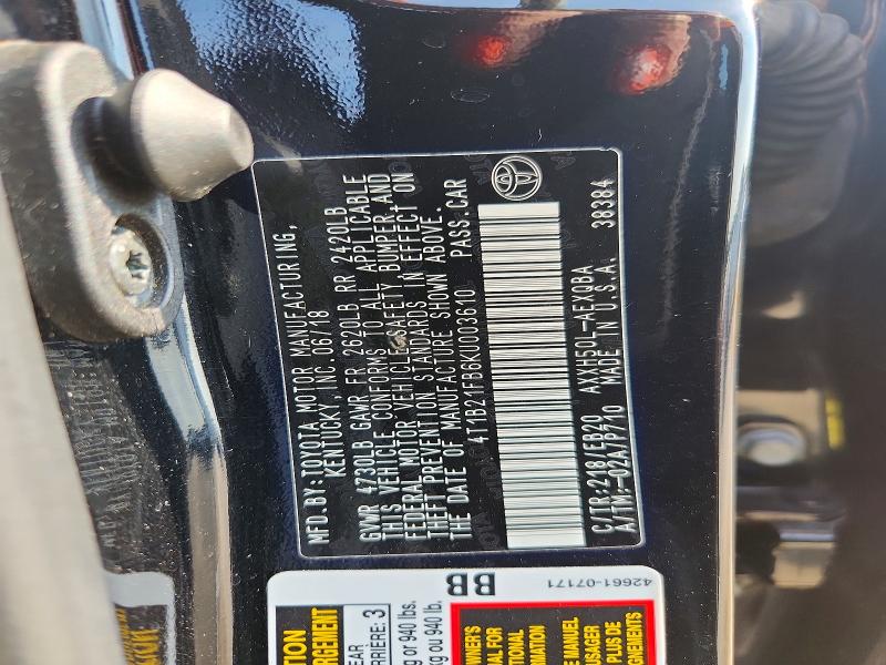 Продажа на аукционе авто 2019 Toyota Avalon Hybrid, vin: 4T1B21FB6KU003610, номер лота: 63332516