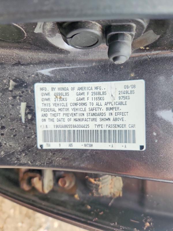 Продаж на аукціоні авто 2009 Acura Tl, vin: 19UUA86559A004425, номер лоту: 63295596
