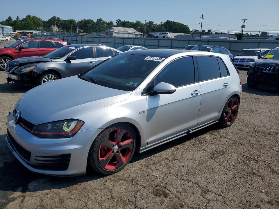 59549346 :رقم المزاد ، 3VW4T7AU8GM014560 vin ، 2016 Volkswagen Gti مزاد بيع