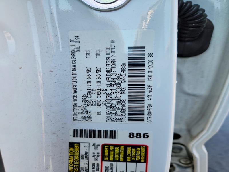 60250156 :رقم المزاد ، 3TMLB5JN2RM083861 vin ، 2024 Toyota Tacoma مزاد بيع
