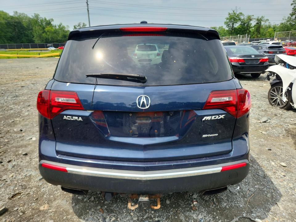 60510986 :رقم المزاد ، 2HNYD2H20CH545456 vin ، 2012 Acura Mdx مزاد بيع
