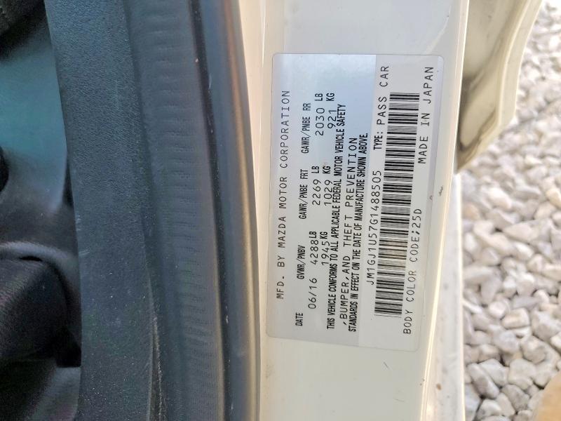 Продаж на аукціоні авто 2016 Mazda 6, vin: JM1GJ1U57G1488505, номер лоту: 61001826