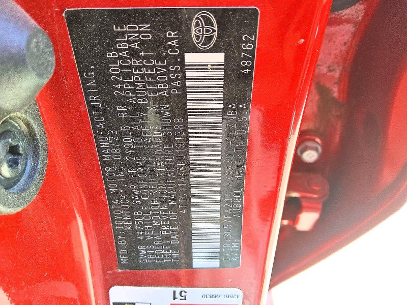 Продаж на аукціоні авто 2024 Toyota Camry, vin: 4T1C11AK4RU191388, номер лоту: 59665846