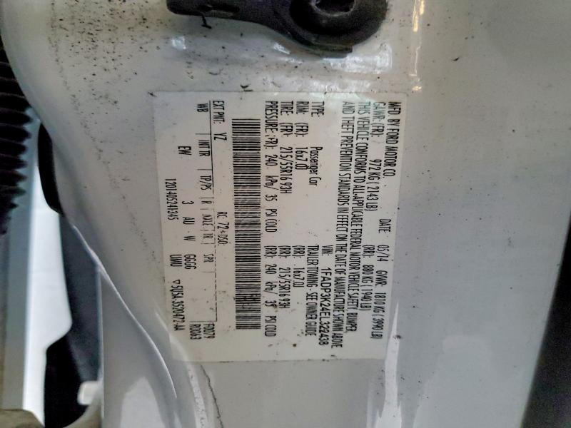 Aukcja sprzedaży 2014 Ford Focus, vin: 1FADP3K24EL322438, numer aukcji: 60214206