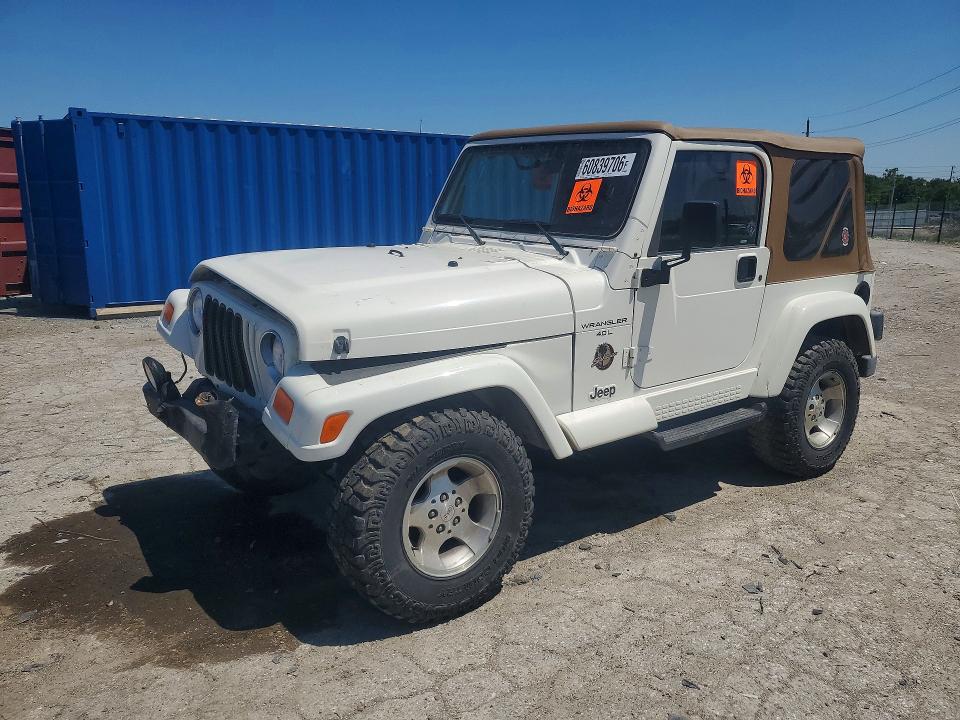 2000 Jeep Wrangler / Tj მანქანა იყიდება აუქციონზე, vin: 1J4FA59S0YP773850, აუქციონის ნომერი: 60839706