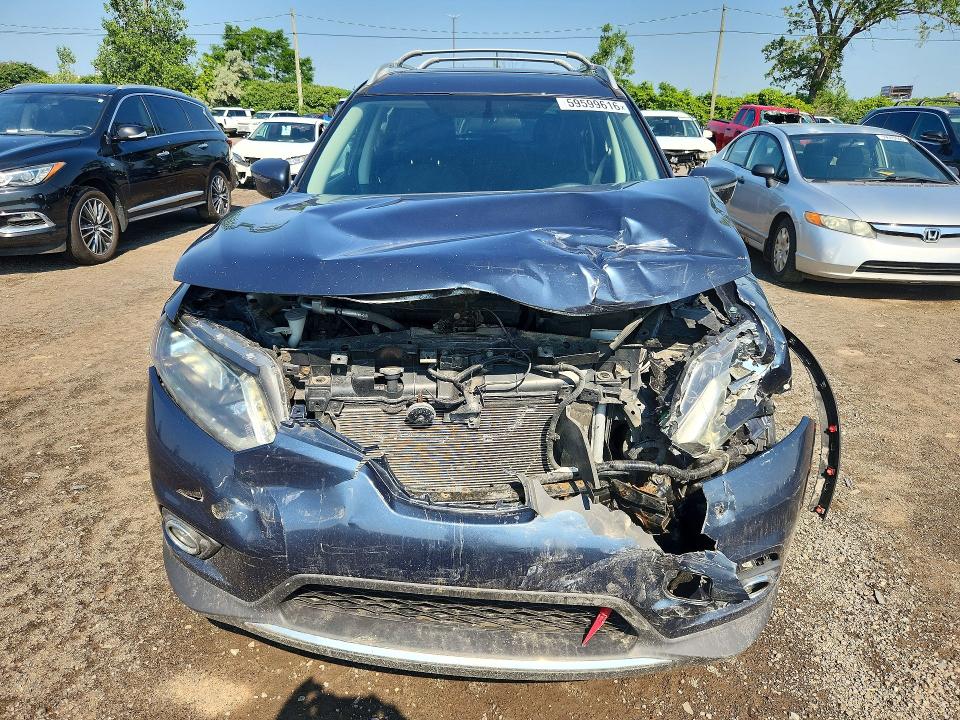 59599616 :رقم المزاد ، 5N1AT2MV9GC875403 vin ، 2016 Nissan Rogue مزاد بيع