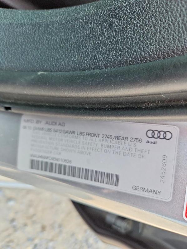 Продаж на аукціоні авто 2014 Audi A6, vin: WAUHMAFC6EN010926, номер лоту: 61021196