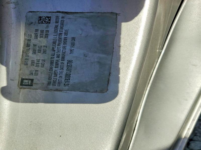 Продажа на аукционе авто 2018 Chevrolet Camaro, vin: 1G1FB3DS1J0155796, номер лота: 59551136
