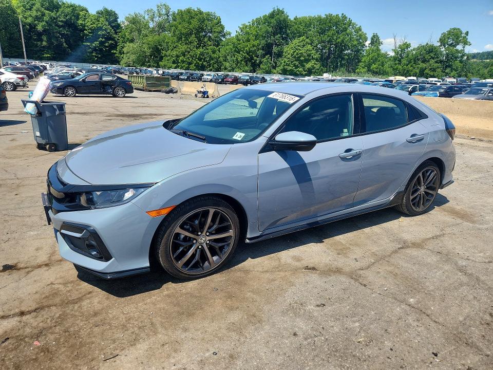 61766316 :رقم المزاد ، SHHFK7H44MU414957 vin ، 2021 Honda Civic مزاد بيع