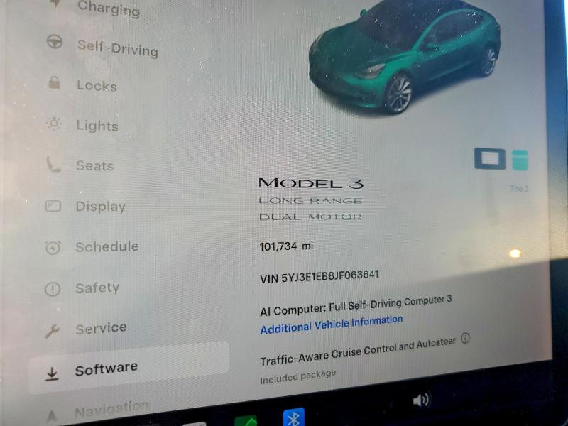Продаж на аукціоні авто 2018 Tesla Model 3, vin: 5YJ3E1EB8JF063641, номер лоту: 62305136