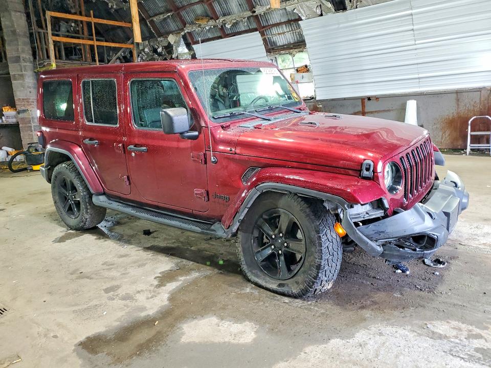 62082576 :رقم المزاد ، 1C4HJXEG3NW105327 vin ، 2022 Jeep Wrangler Unlimited مزاد بيع