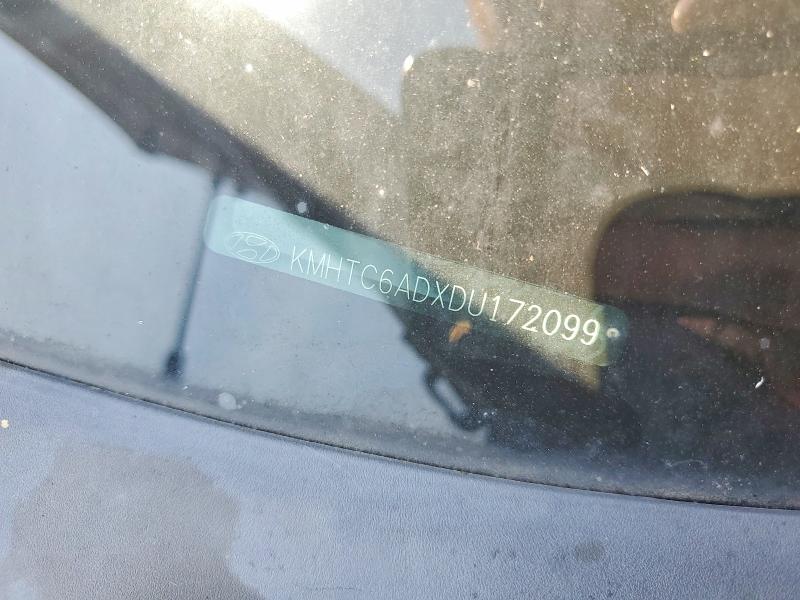 61149196 :رقم المزاد ، KMHTC6ADXDU172099 vin ، 2013 Hyundai Veloster مزاد بيع
