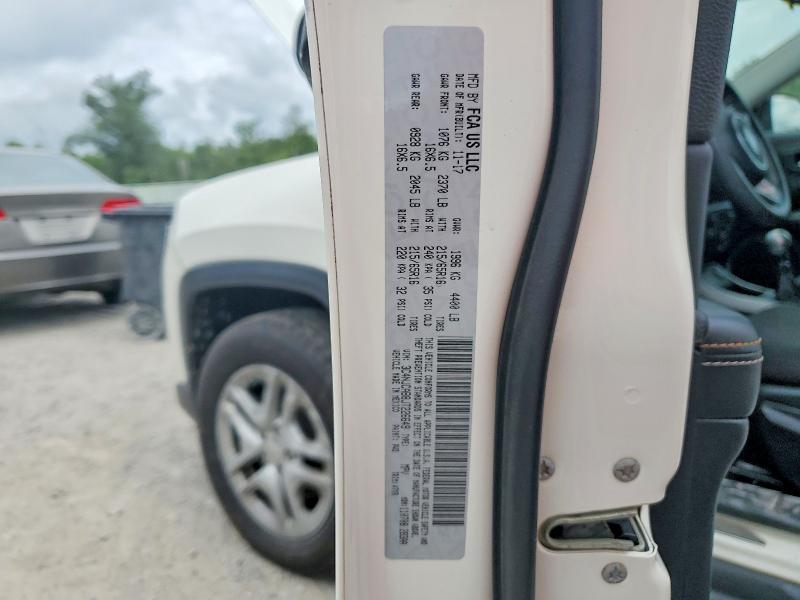 Продажа на аукционе авто 2018 Jeep Compass, vin: 3C4NJCAB8JT226649, номер лота: 60575756