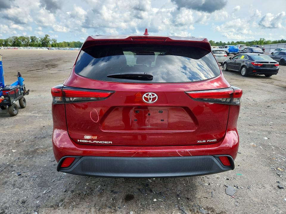 Aukcja sprzedaży 2021 Toyota Highlander, vin: 5TDGZRBH4MS532995, numer aukcji: 62578776