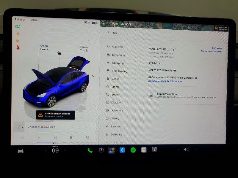 Продажа на аукционе авто 2022 Tesla Model Y, vin: 7SAYGAEE0NF516511, номер лота: 62130996