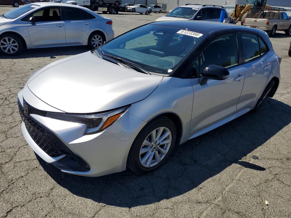 2024 Toyota Corolla Hatchback მანქანა იყიდება აუქციონზე, vin: JTND4MBE7R3222953, აუქციონის ნომერი: 61223366