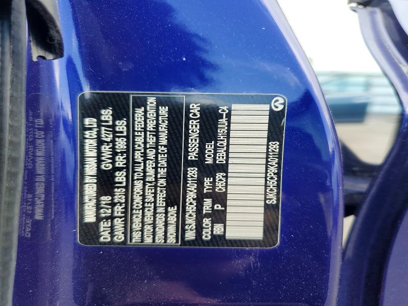 Продаж на аукціоні авто 2019 Infiniti Qx30, vin: SJKCH5CP9KA011293, номер лоту: 61861206