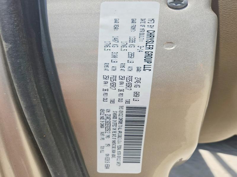Продаж на аукціоні авто 2014 Chrysler Town & Country, vin: 2C4RC1BG5ER325612, номер лоту: 58916856