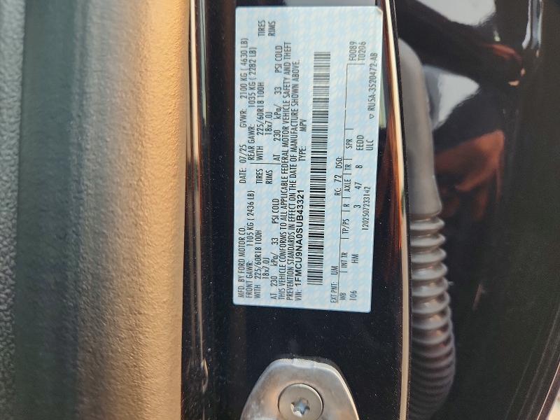 Aukcja sprzedaży 2025 Ford Escape, vin: 1FMCU9NA0SUB43321, numer aukcji: 60942336