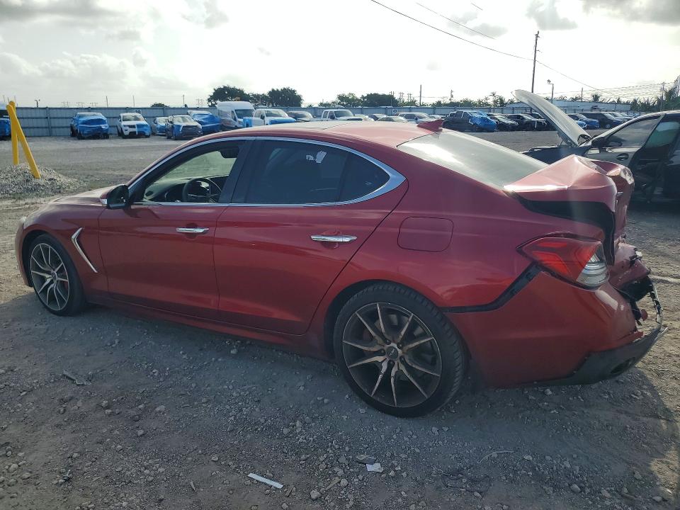 2019 Genesis G70 მანქანა იყიდება აუქციონზე, vin: KMTG34LE7KU037760, აუქციონის ნომერი: 59697166