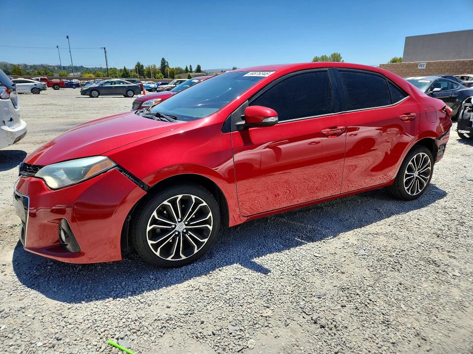 59876346 :رقم المزاد ، 5YFBURHE4GP411872 vin ، 2016 Toyota Corolla مزاد بيع