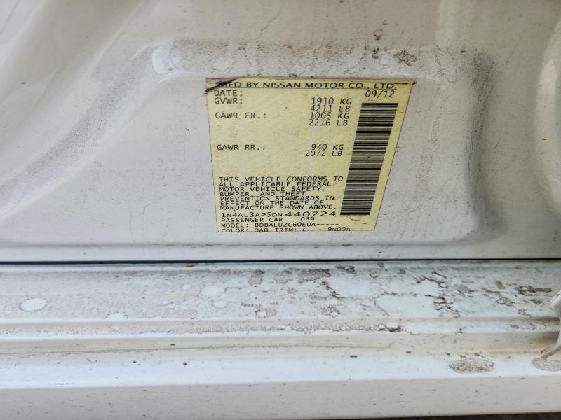 60447196 :رقم المزاد ، 1N4AL3AP5DN440724 vin ، 2013 Nissan Altima مزاد بيع