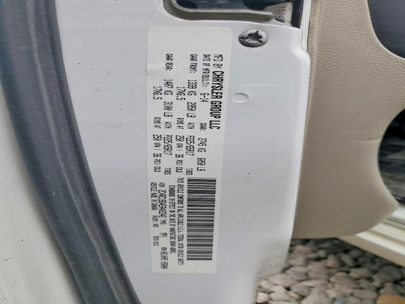 Продажа на аукционе авто 2014 Chrysler Town & Country, vin: 2C4RC1BG4ER402342, номер лота: 62772006