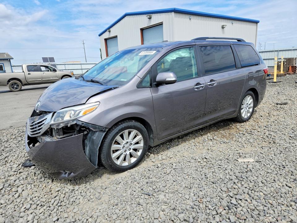 61089666 :رقم المزاد ، 5TDYK3DC3FS617417 vin ، 2015 Toyota Sienna مزاد بيع
