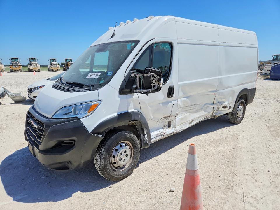 59971596 :رقم المزاد ، 3C6LRVDG3PE558425 vin ، 2023 Ram Promaster 2500 مزاد بيع