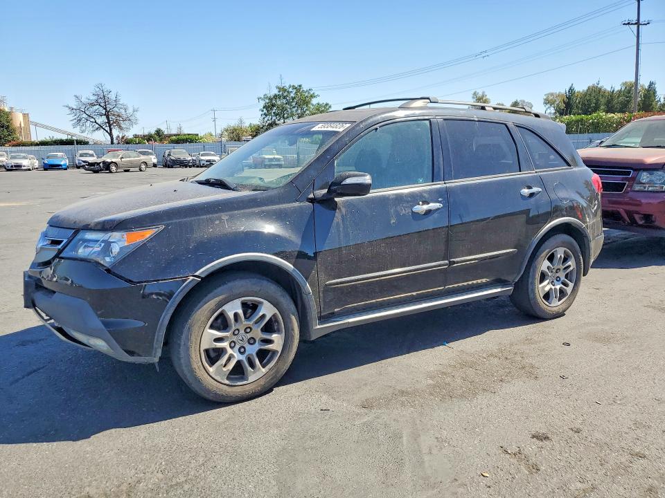 59384826 :رقم المزاد ، 2HNYD28247H504849 vin ، 2007 Acura Mdx مزاد بيع
