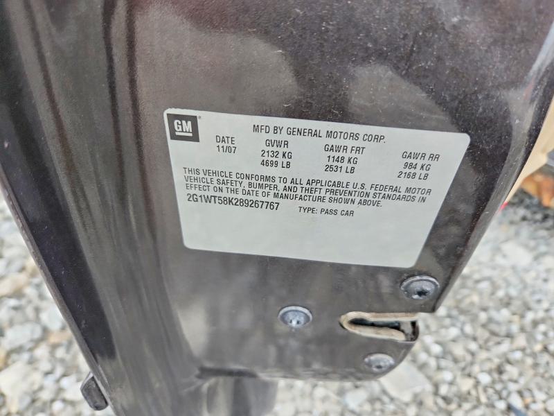 Продажа на аукционе авто 2008 Chevrolet Impala, vin: 2G1WT58K289267767, номер лота: 62591536