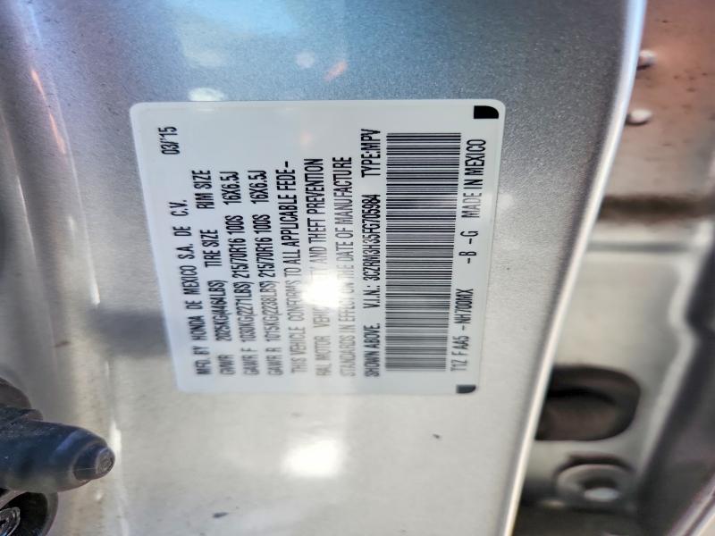 Продажа на аукционе авто 2015 Honda Cr-v, vin: 3CZRM3H35FG705984, номер лота: 59861616