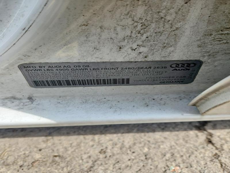 Продаж на аукціоні авто 2009 Audi A4, vin: WAULF78K99N025230, номер лоту: 60812406