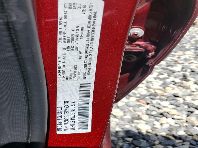 60158206 :رقم المزاد ، 1C6RREHT9PN664746 vin ، 2023 Ram 1500 مزاد بيع