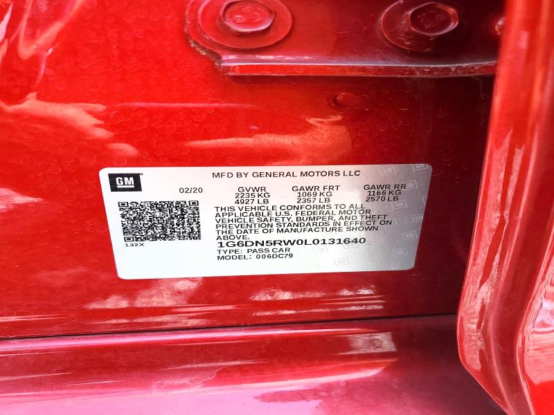 Продаж на аукціоні авто 2020 Cadillac Ct5, vin: 1G6DN5RW0L0131640, номер лоту: 59992796