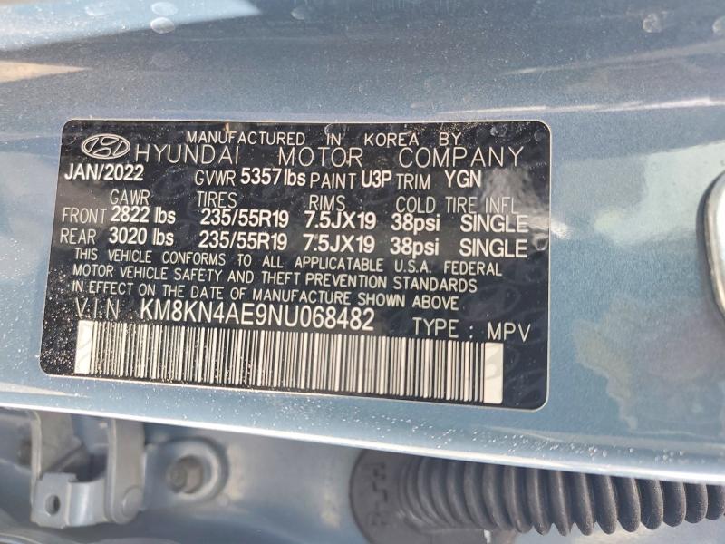 Aukcja sprzedaży 2022 Hyundai Ioniq 5, vin: KM8KN4AE9NU068482, numer aukcji: 61726576