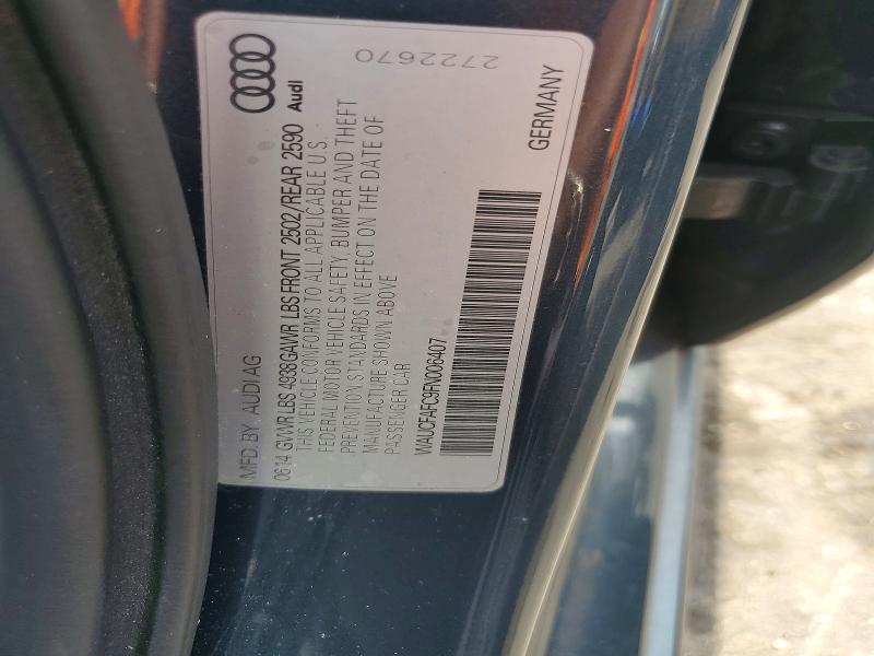 2015 Audi A6 მანქანა იყიდება აუქციონზე, vin: WAUCFAFC9FN006407, აუქციონის ნომერი: 62332916
