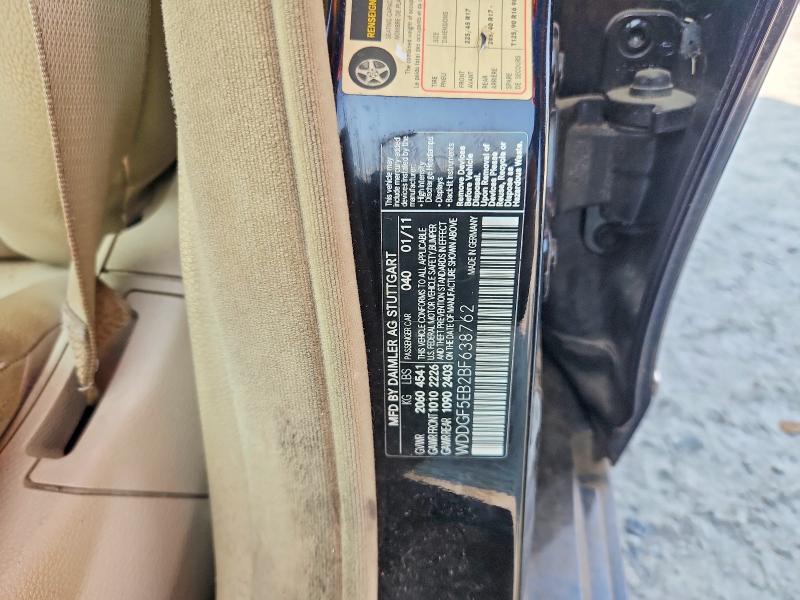 62220196 :رقم المزاد ، WDDGF5EB2BF638762 vin ، 2011 Mercedes-benz C مزاد بيع