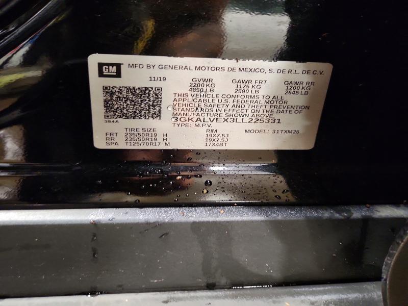 Aukcja sprzedaży 2020 Gmc Terrain, vin: 3GKALVEX3LL225331, numer aukcji: 60312326